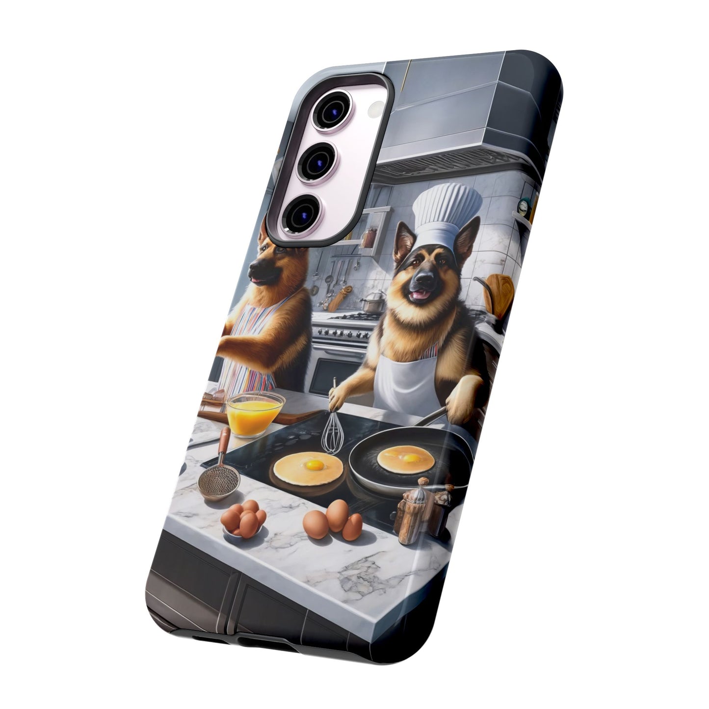 Cooking German Shepherds Tough Phone Case