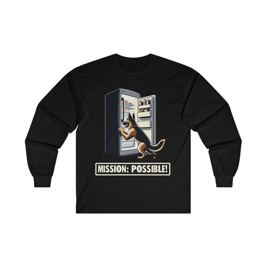 Mission Possible Long Sleeve Shirt (20 colors) (German Shepherd)