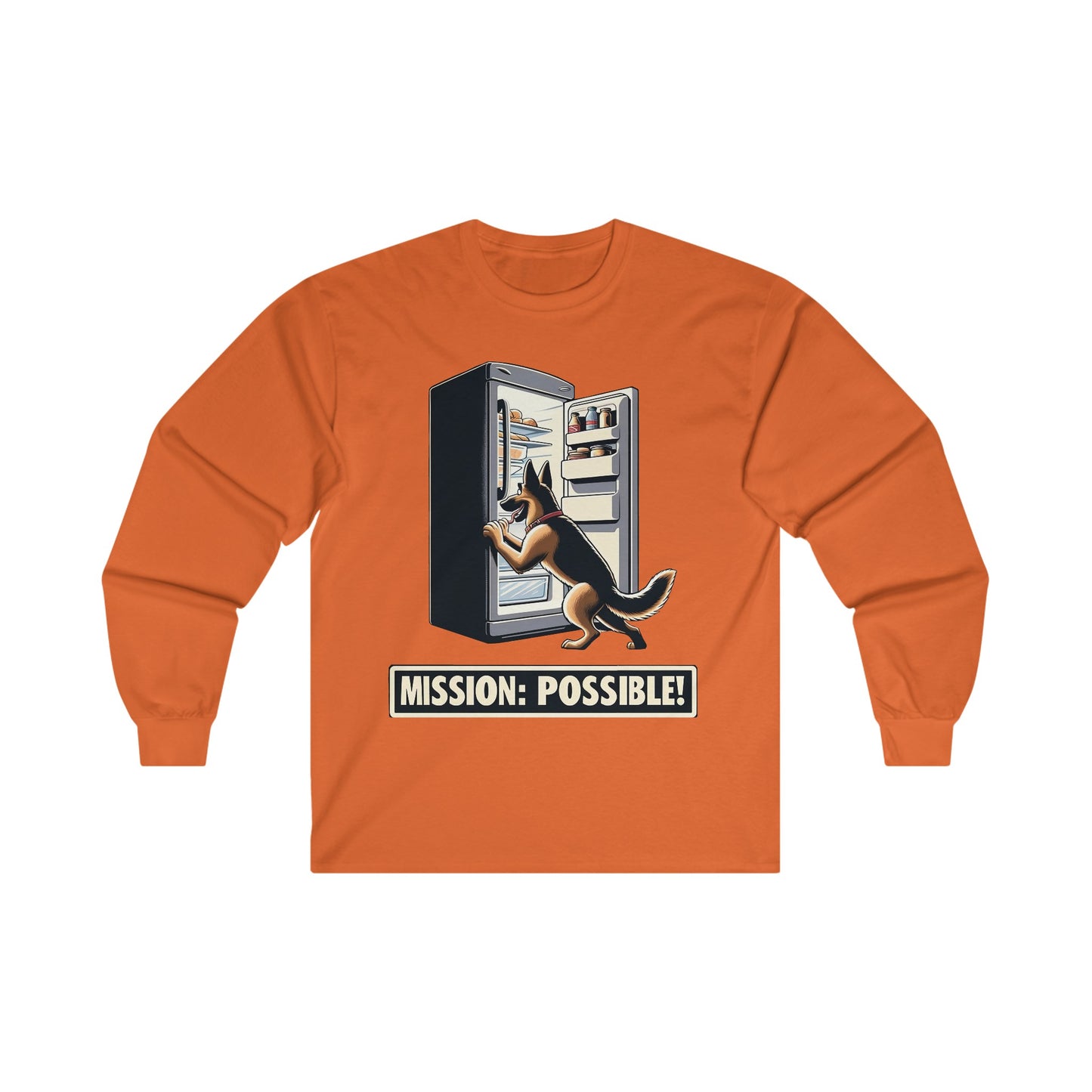 Mission Possible Long Sleeve Shirt (20 colors) (German Shepherd)