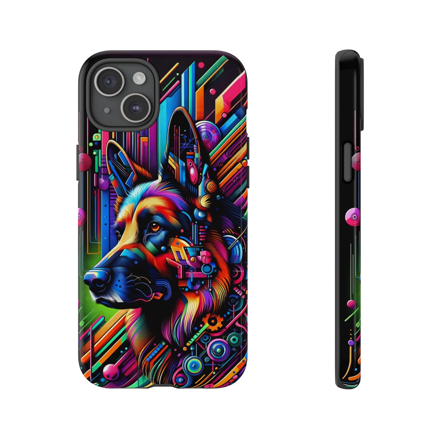 Constructivism and dadaism German Shepherd Phone Case