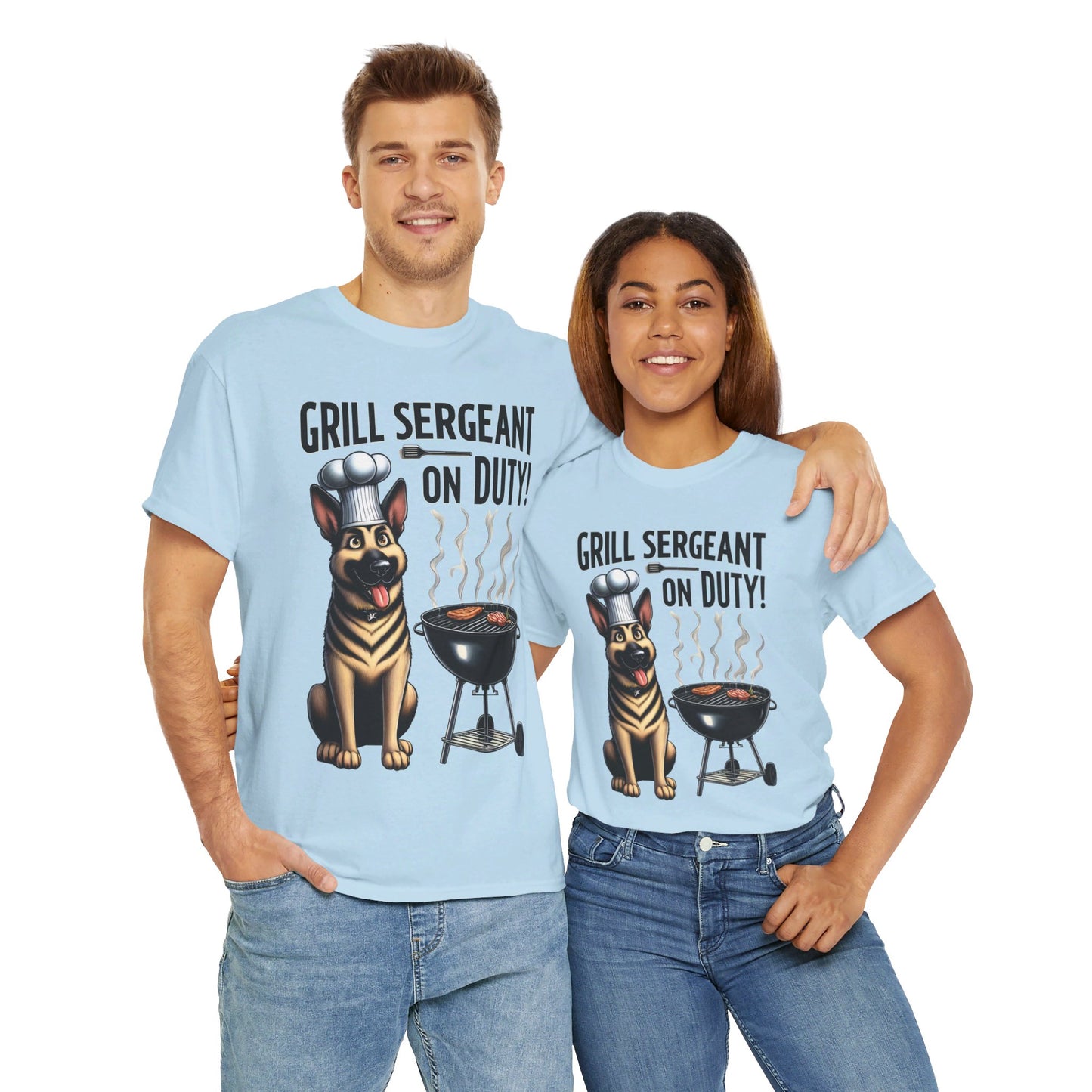 Grill Sergeant T-Shirt (13 colors) (German Shepherd)