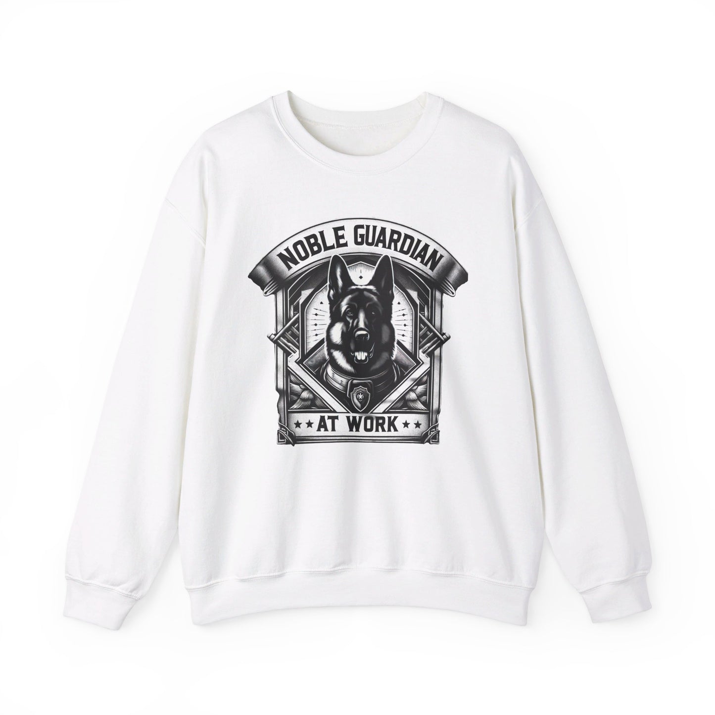 Noble Guardian At Work Sweatshirt (10 colors) (German Shepherd)