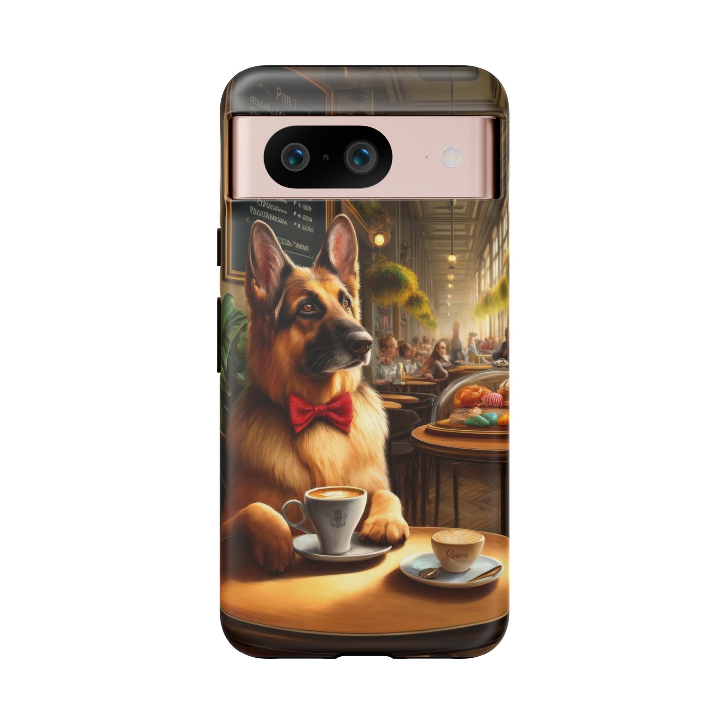 German Shepherd Drinking Phone Case