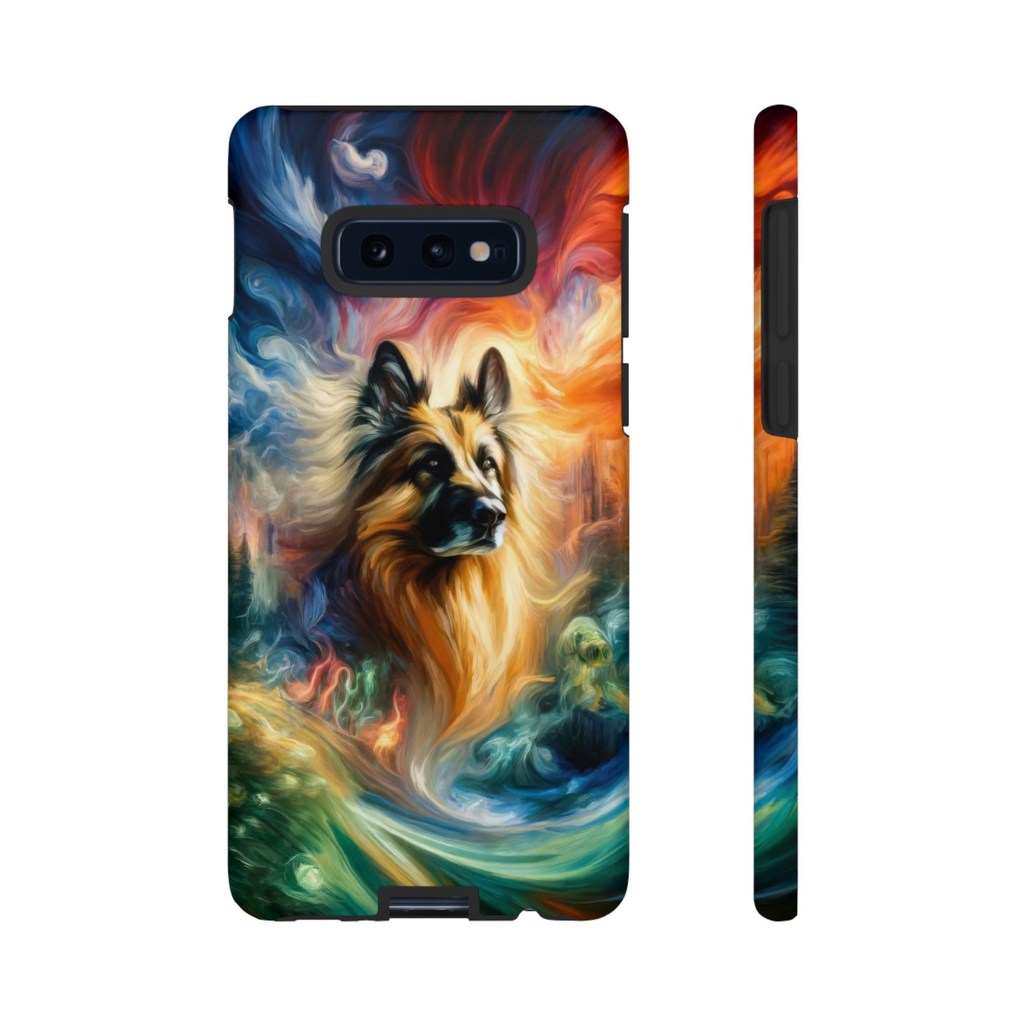 Expressionism and fantasy German Shepherd Phone Case