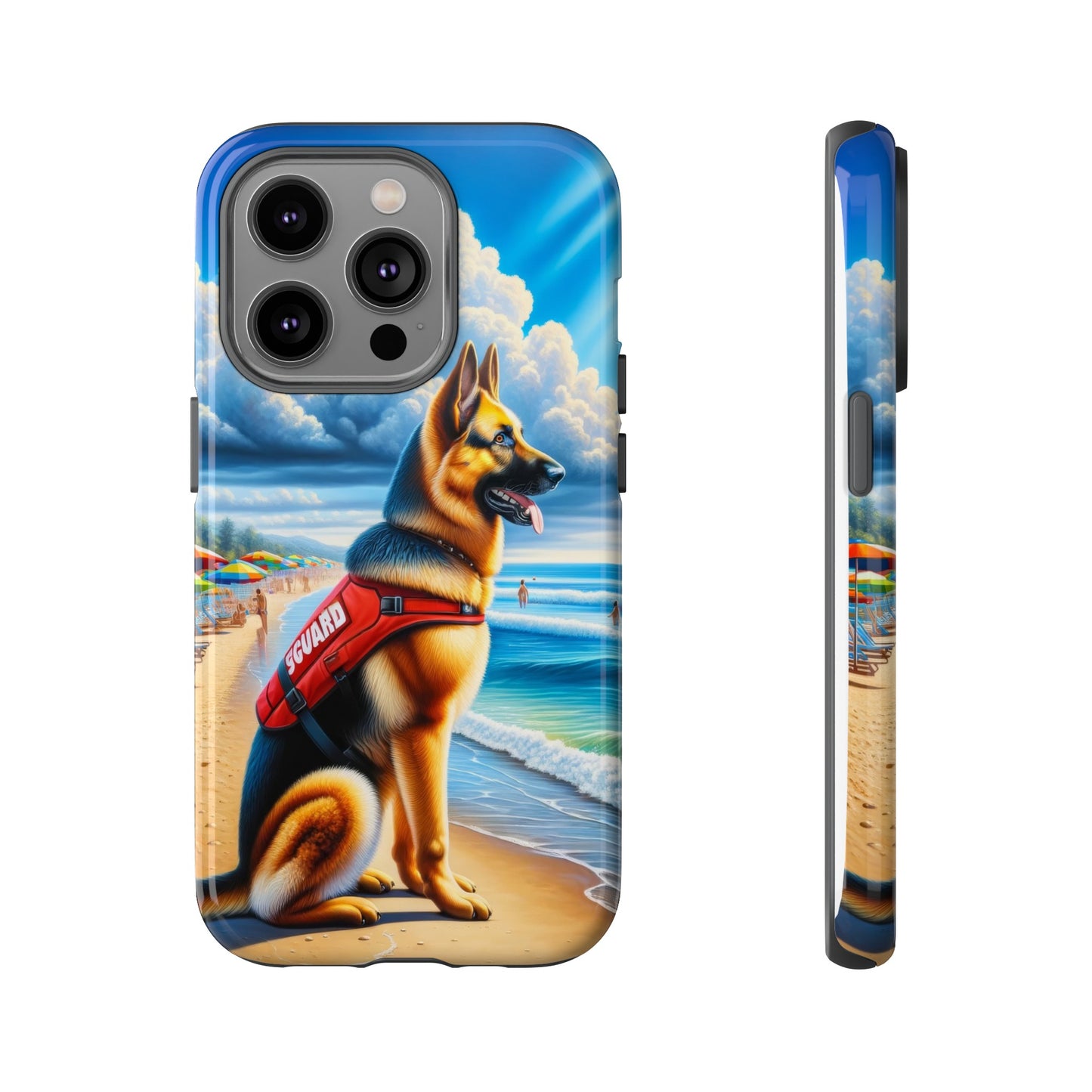 German Shepherd Lifeguard Phone Case