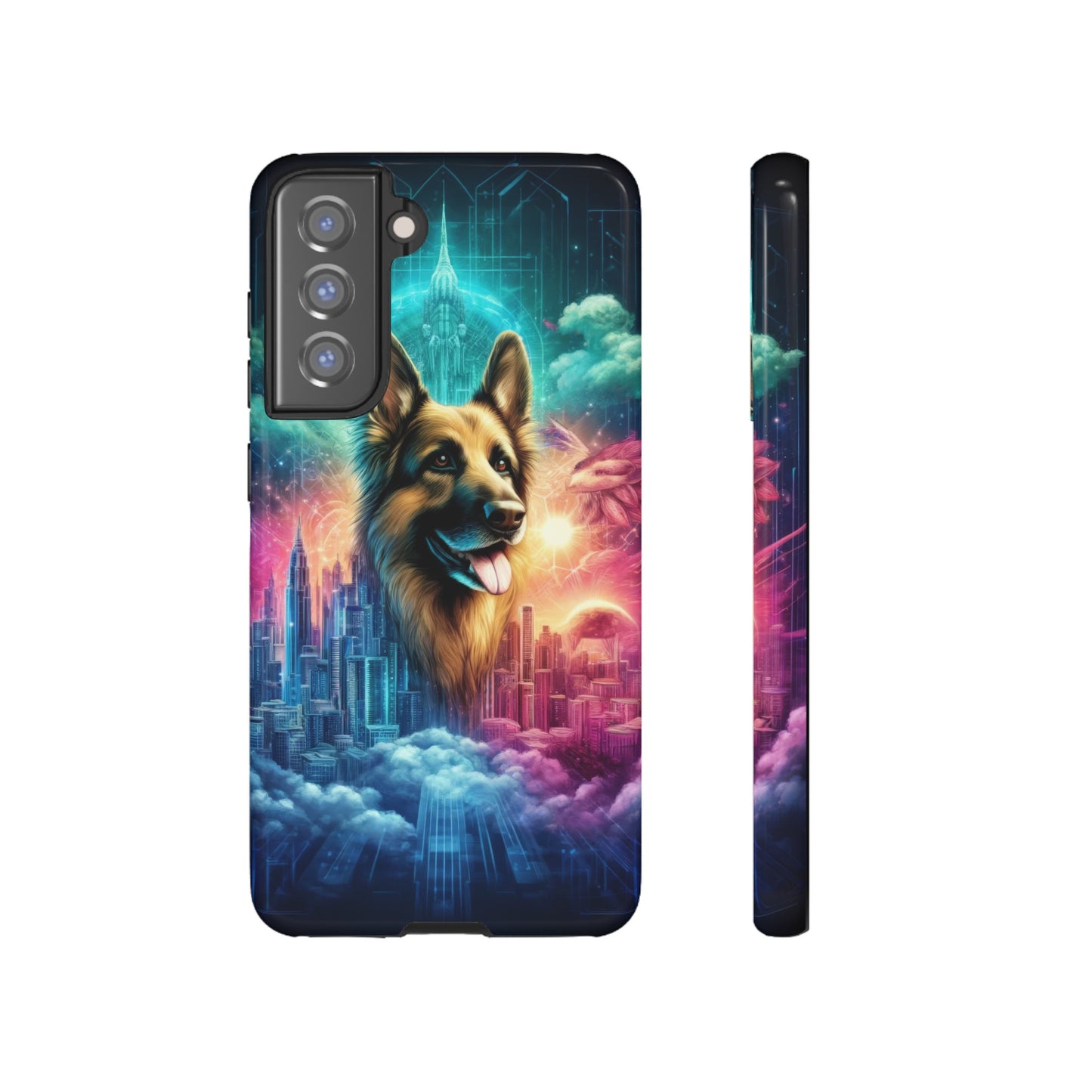 Dreamy fantasy German Shepherd Phone Case