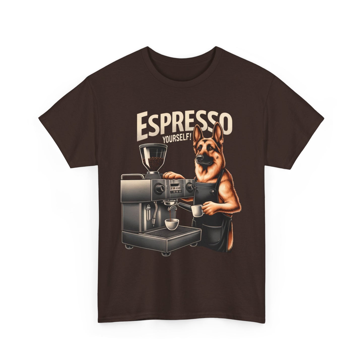 Espresso Yourself T-Shirt (13 colors) (German Shepherd)