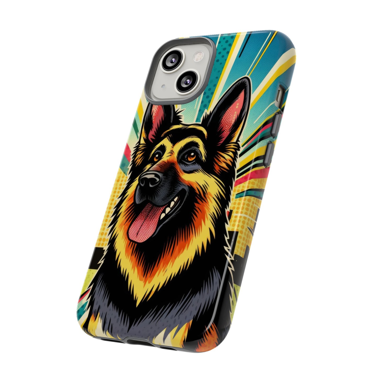 Comic style German Shepherd Phone Case