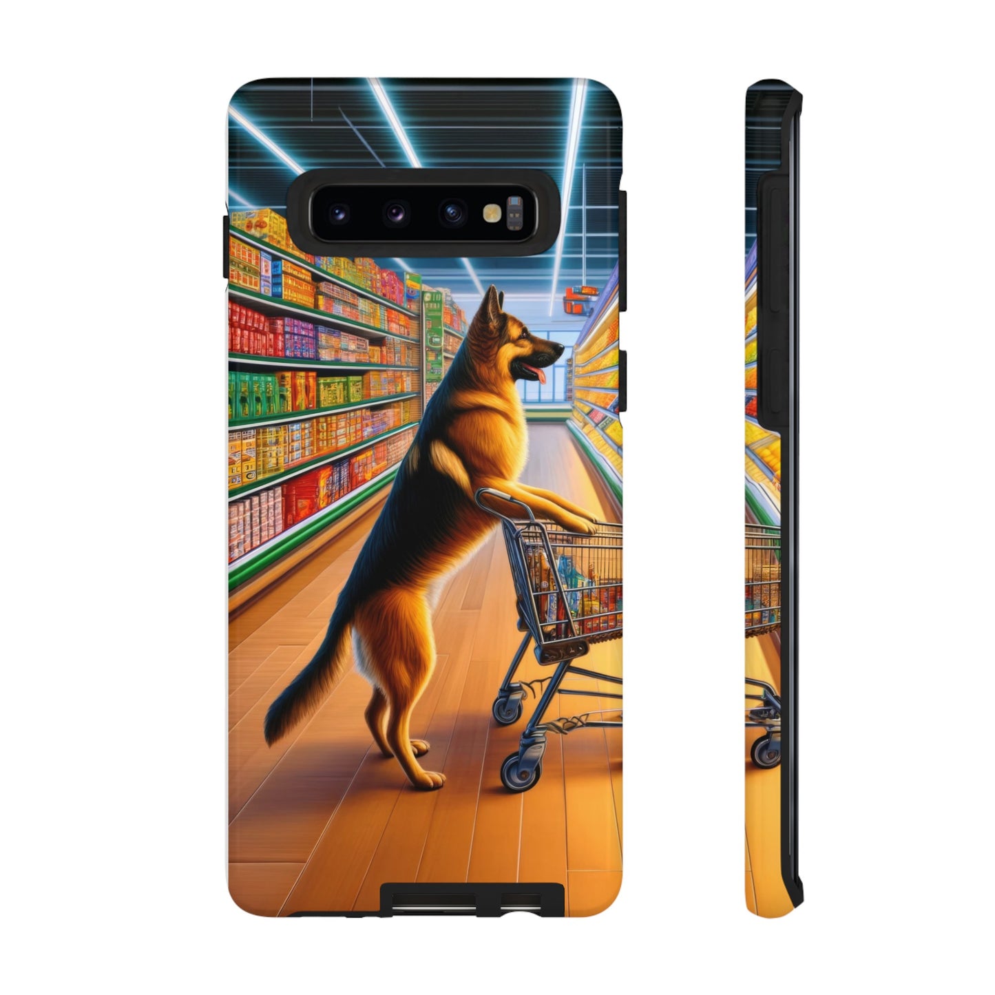 German Shepherd Shopping Phone Case