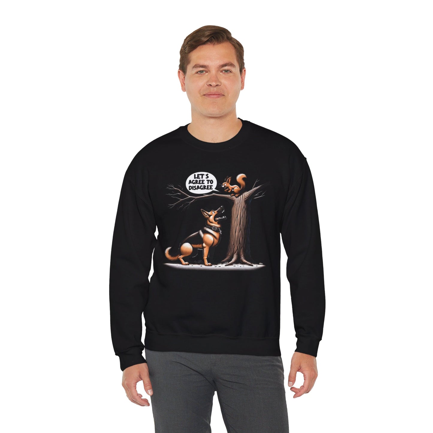 Lets Agree to Disagree Sweatshirt (10 colors) (German Shepherd)