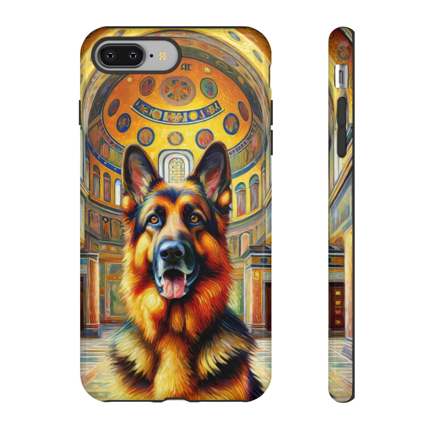 Neo-impressionist German Shepherd Phone Case