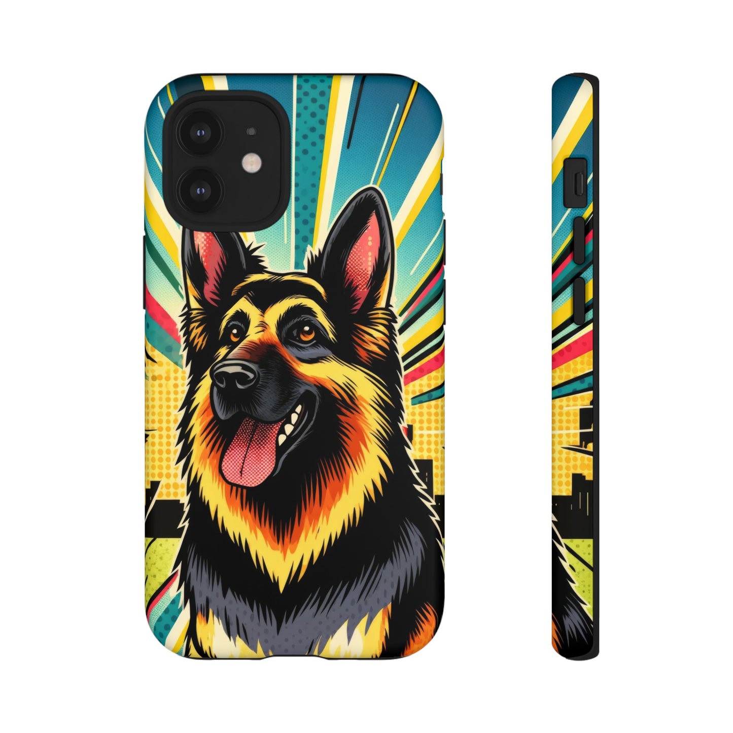 Comic style German Shepherd Phone Case