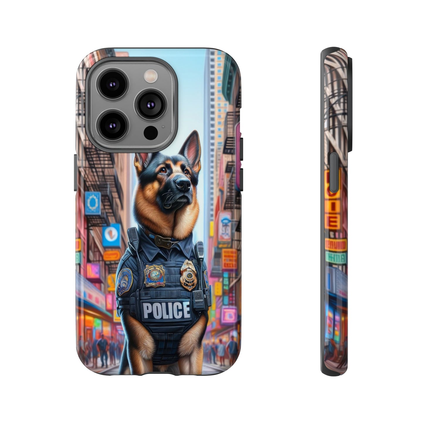 German Shepherd Police Officer Phone Case