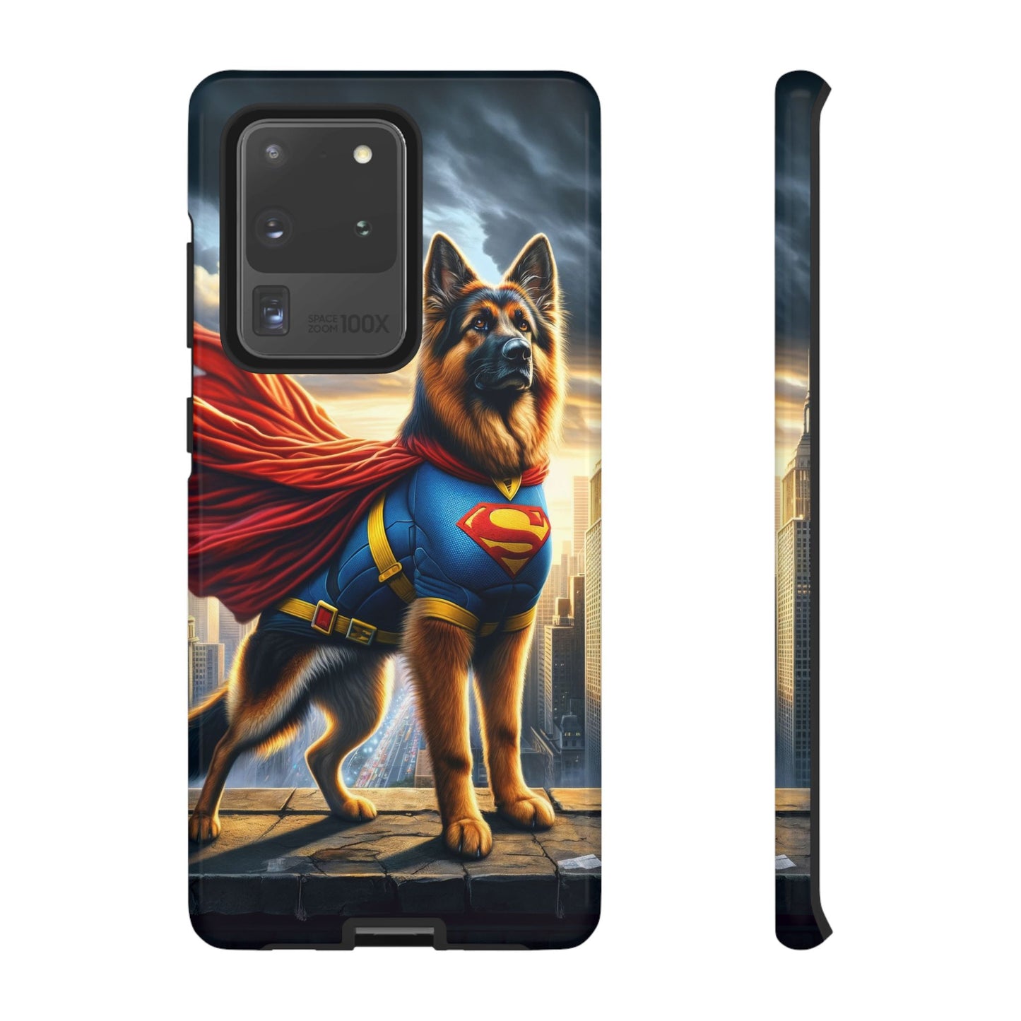 German Shepherd Superhero Phone Case