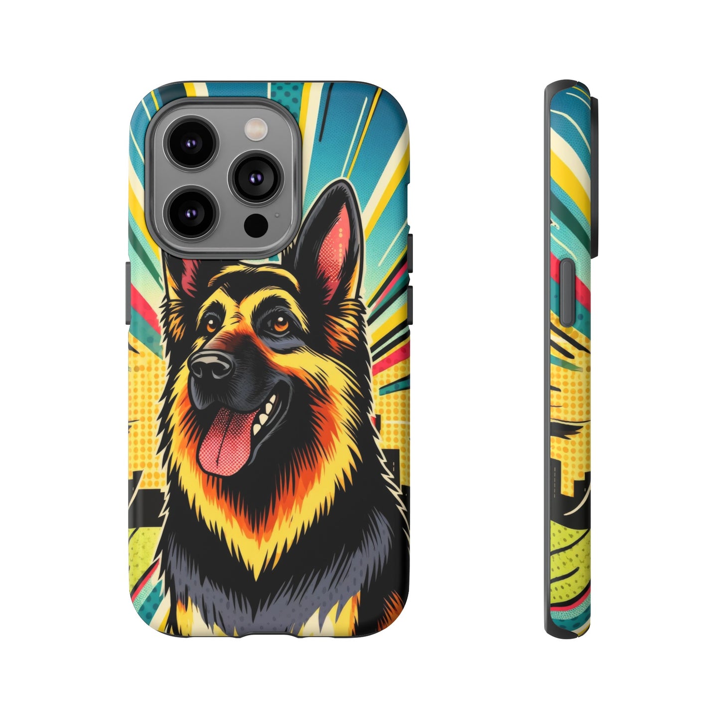 Comic style German Shepherd Phone Case