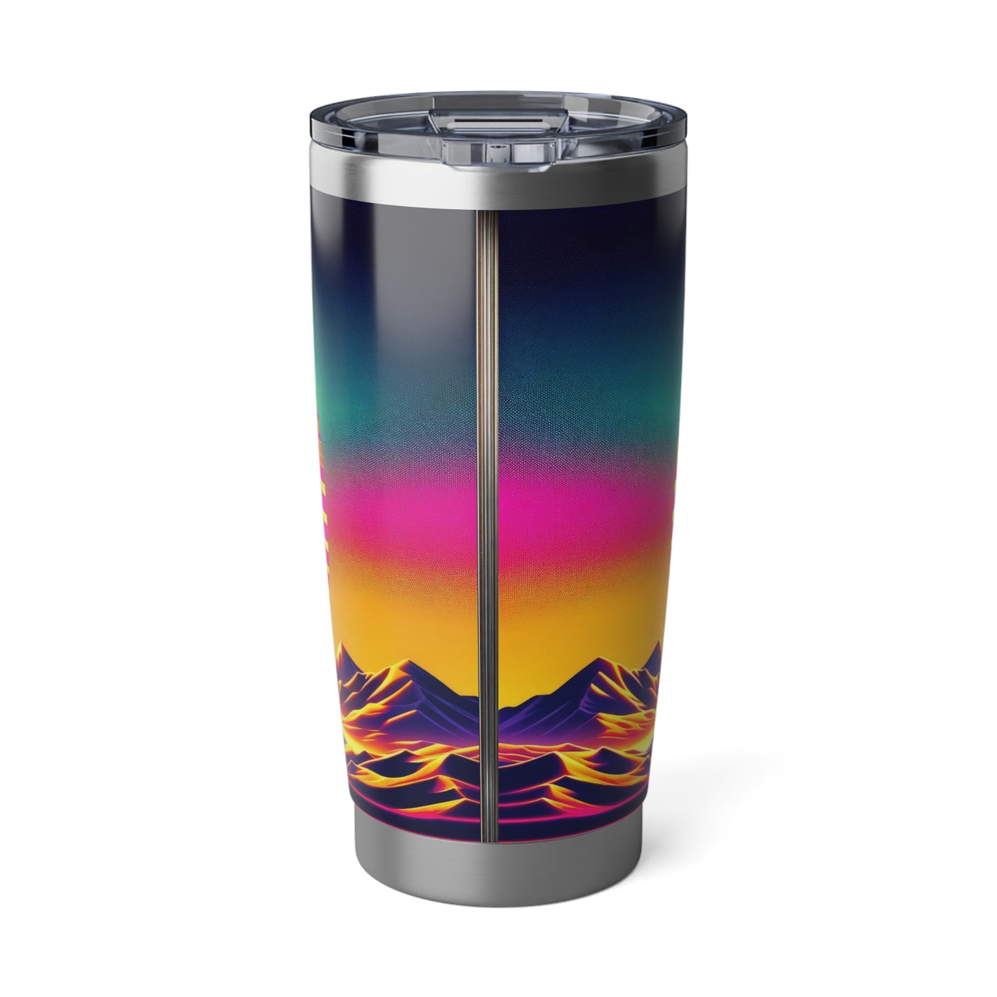 Vaporwave and golden hour German Shepherd 20oz Tumbler