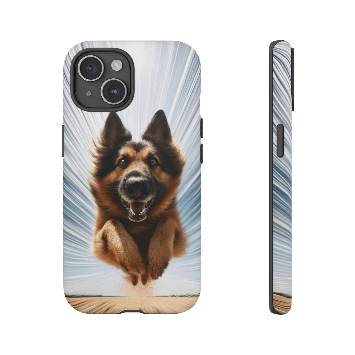 Motion blur German Shepherd Phone Case