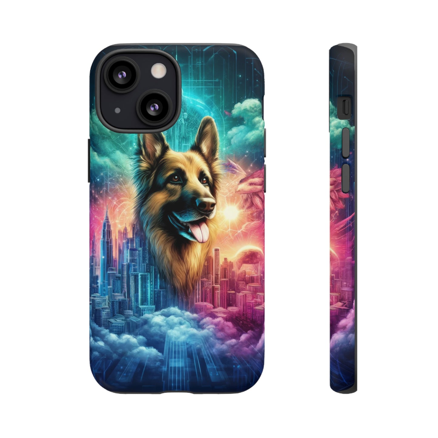 Dreamy fantasy German Shepherd Phone Case