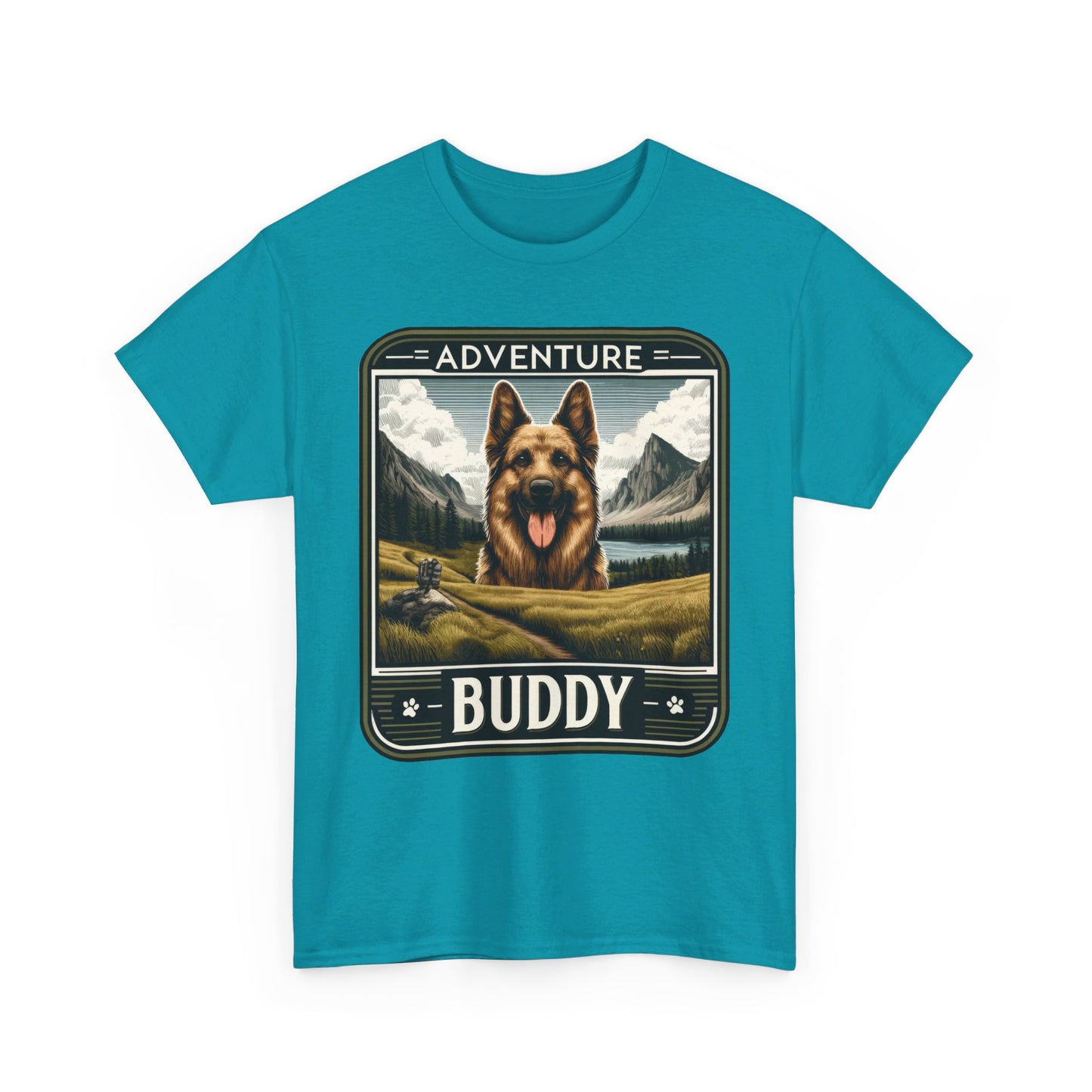 Adventure Buddy T-Shirt (13 colors) (German Shepherd)