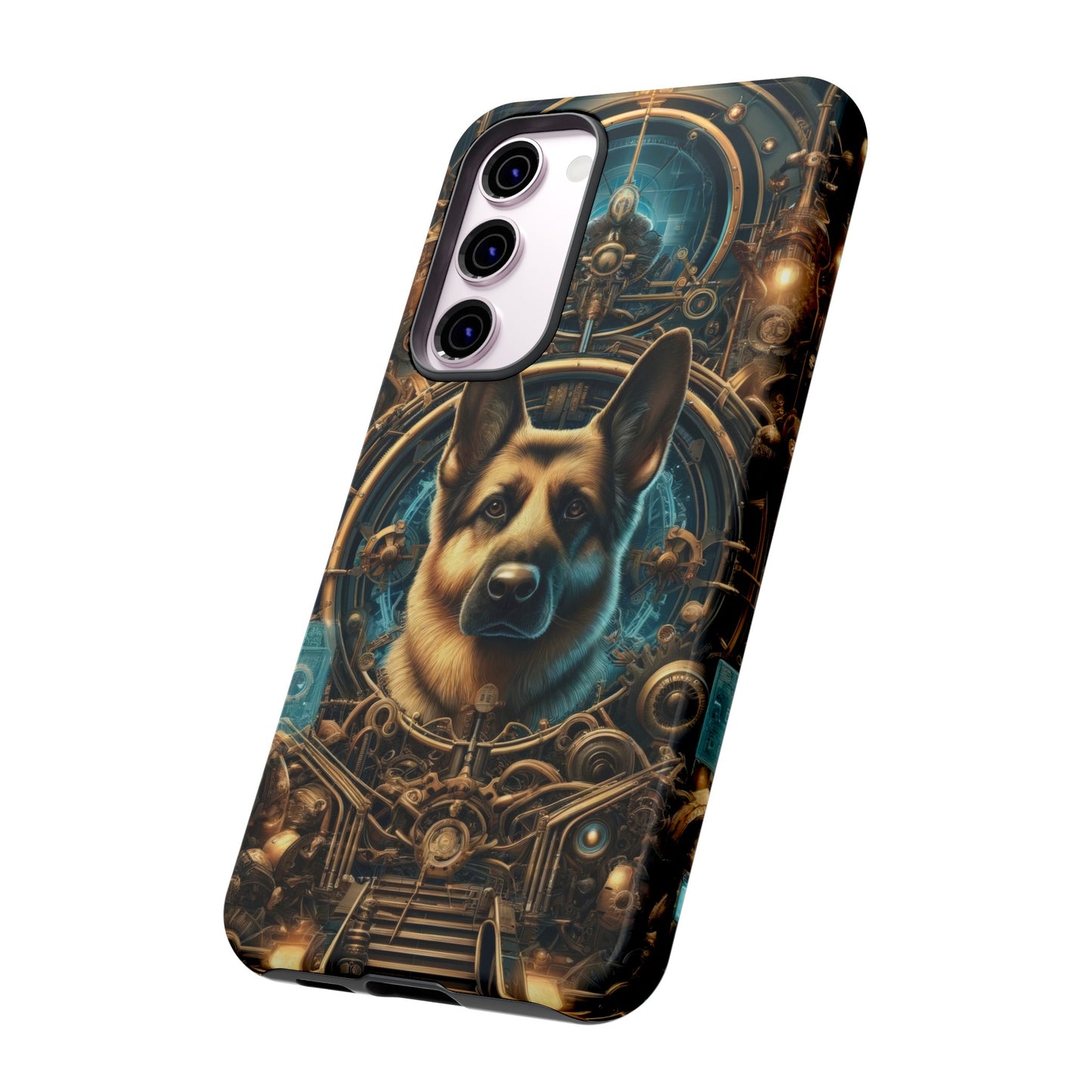 Steampunk Fantasy V2 German Shepherd Phone Case