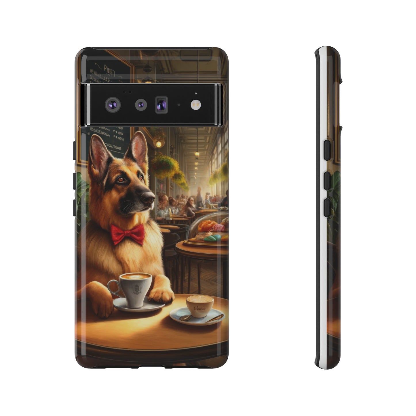 German Shepherd Drinking Phone Case