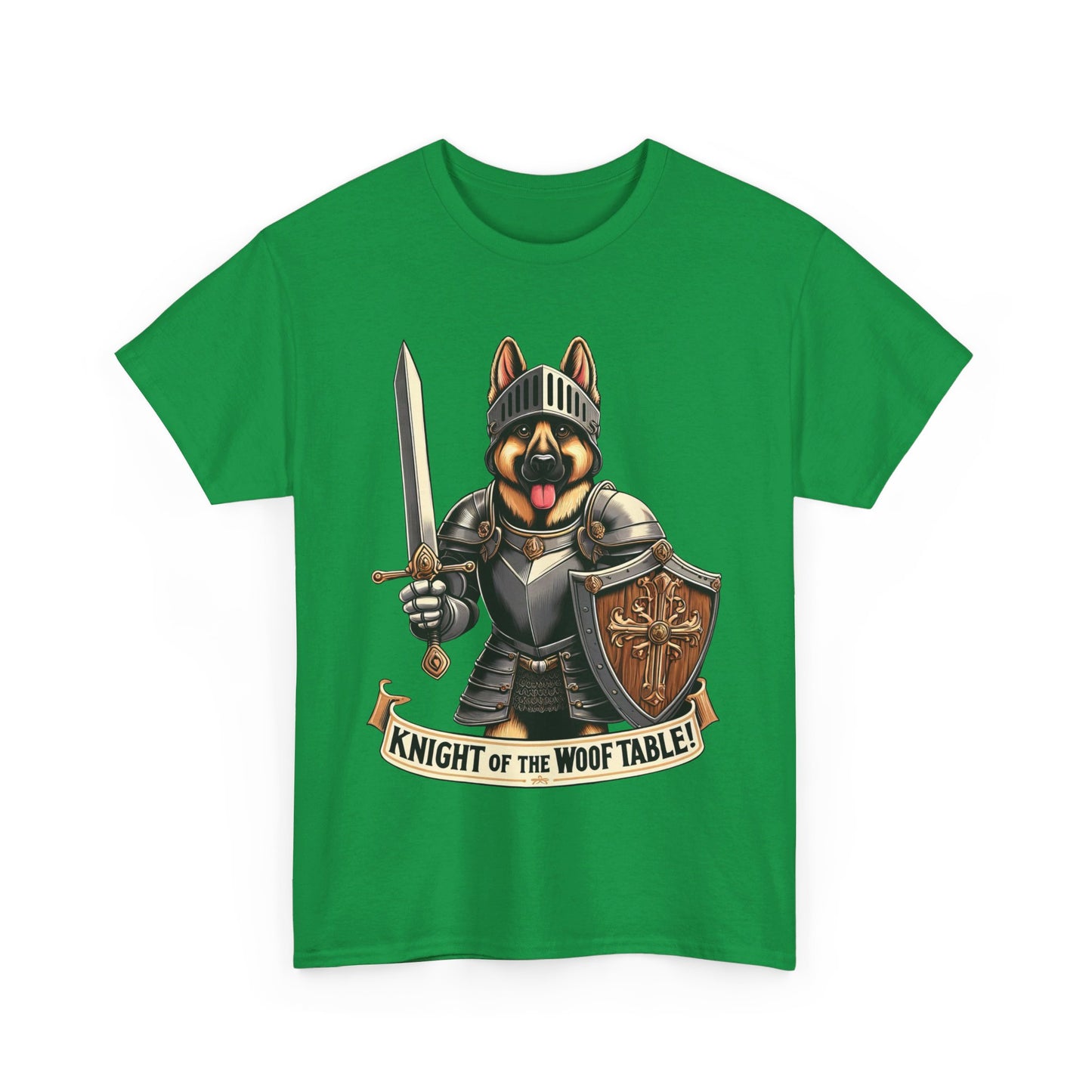 Knight of the Wolf Table T-Shirt (13 colors) (German Shepherd)