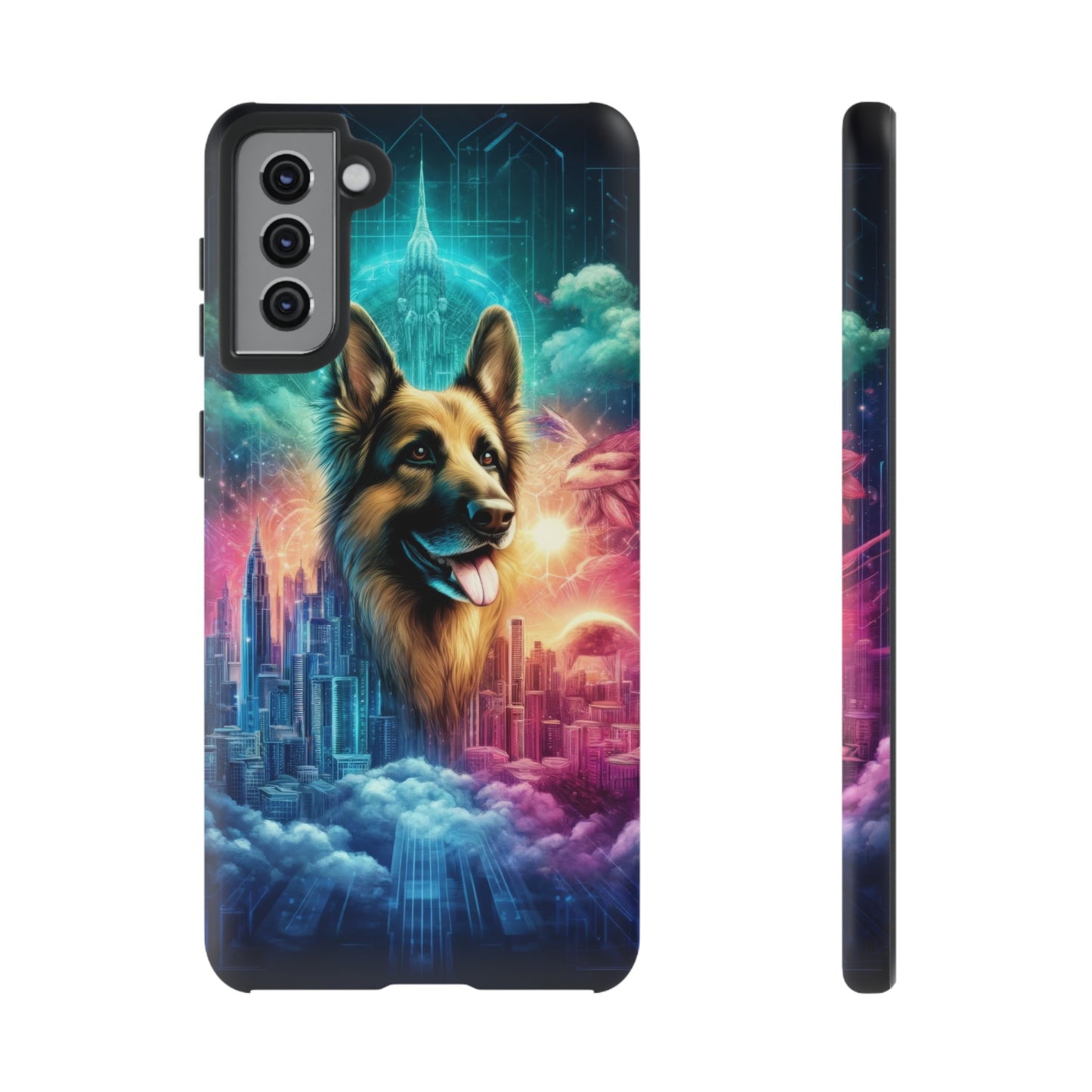 Dreamy fantasy German Shepherd Phone Case