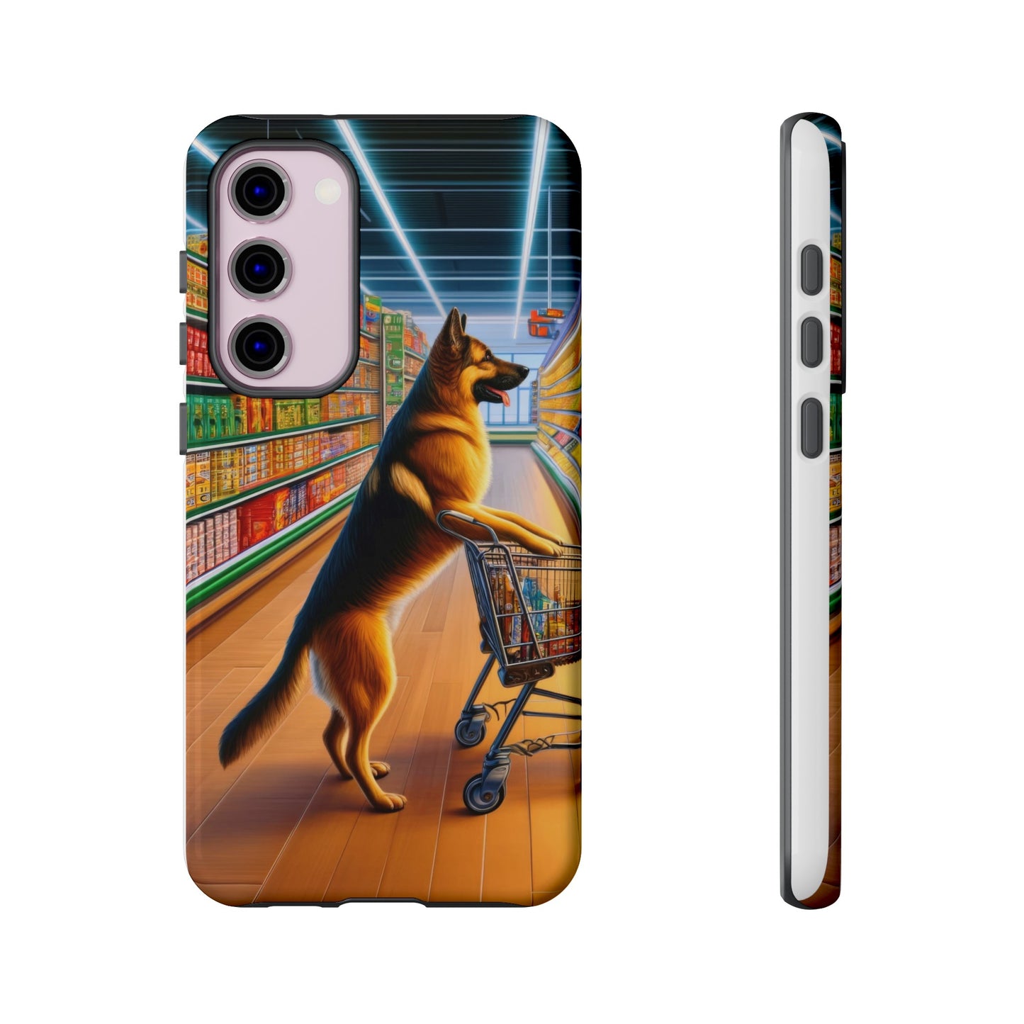 German Shepherd Shopping Phone Case