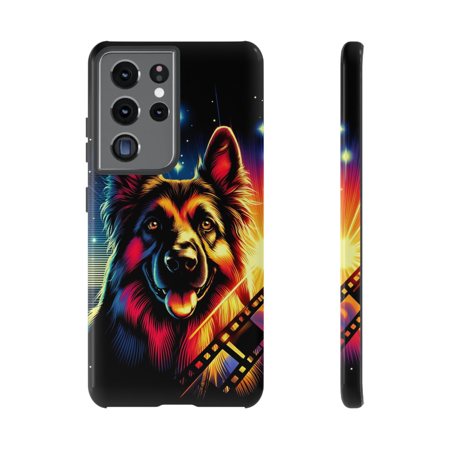 Comic book style German Shepherd Phone Case