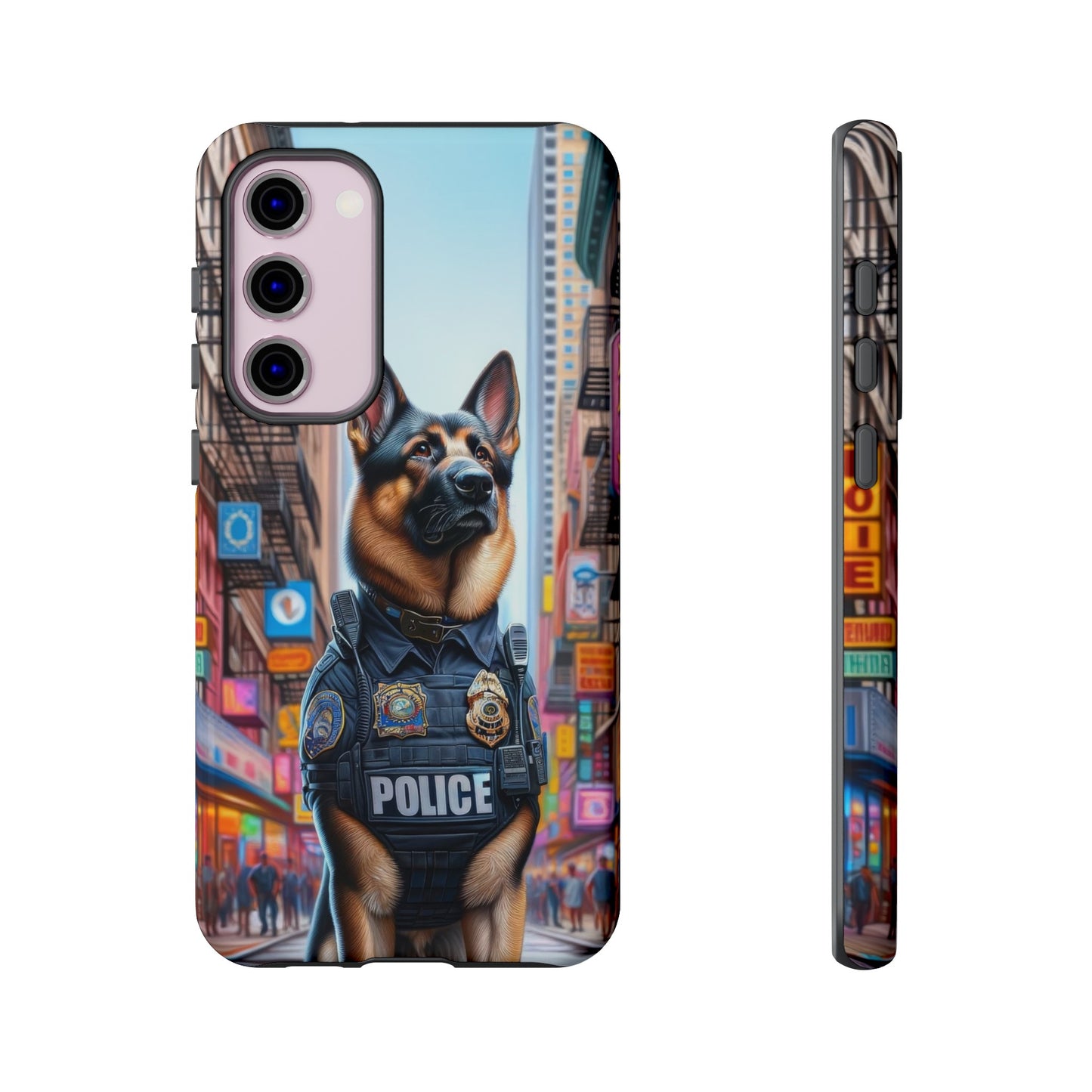 German Shepherd Police Officer Phone Case