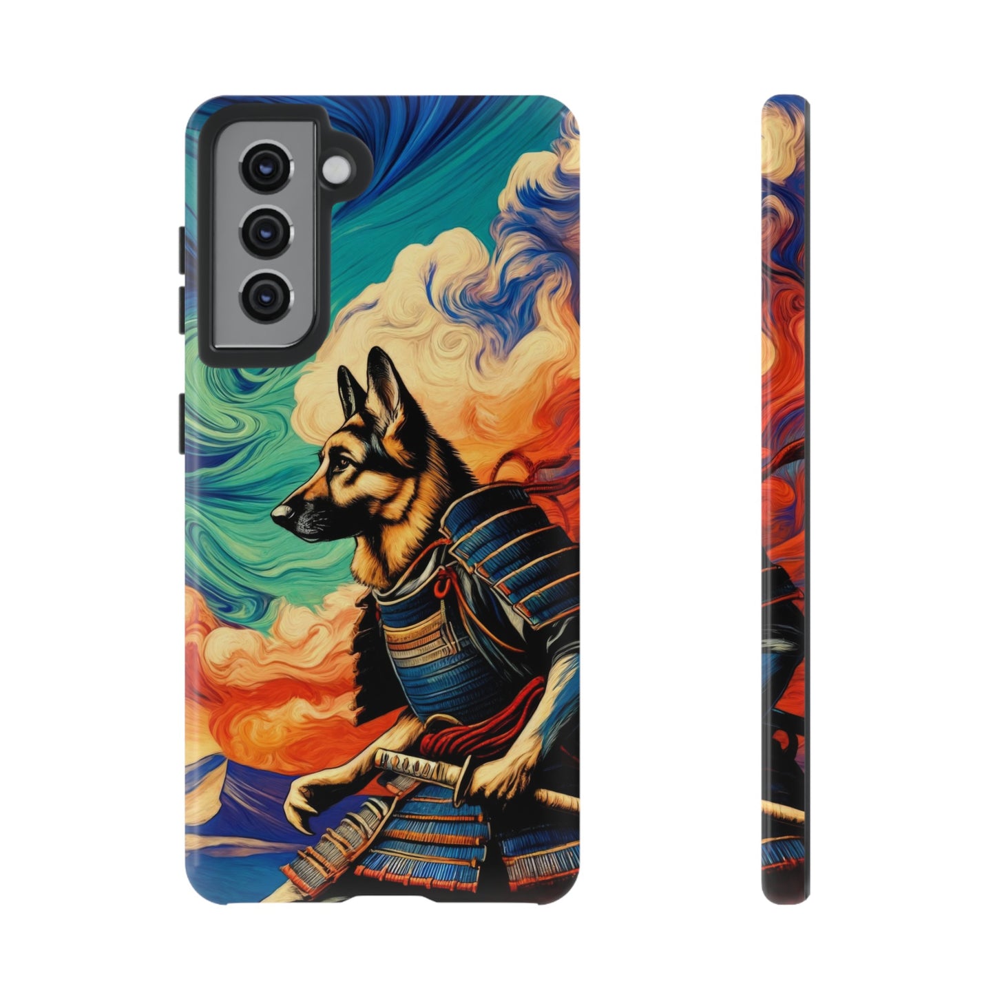 Samurai German Shepherd Phone Case