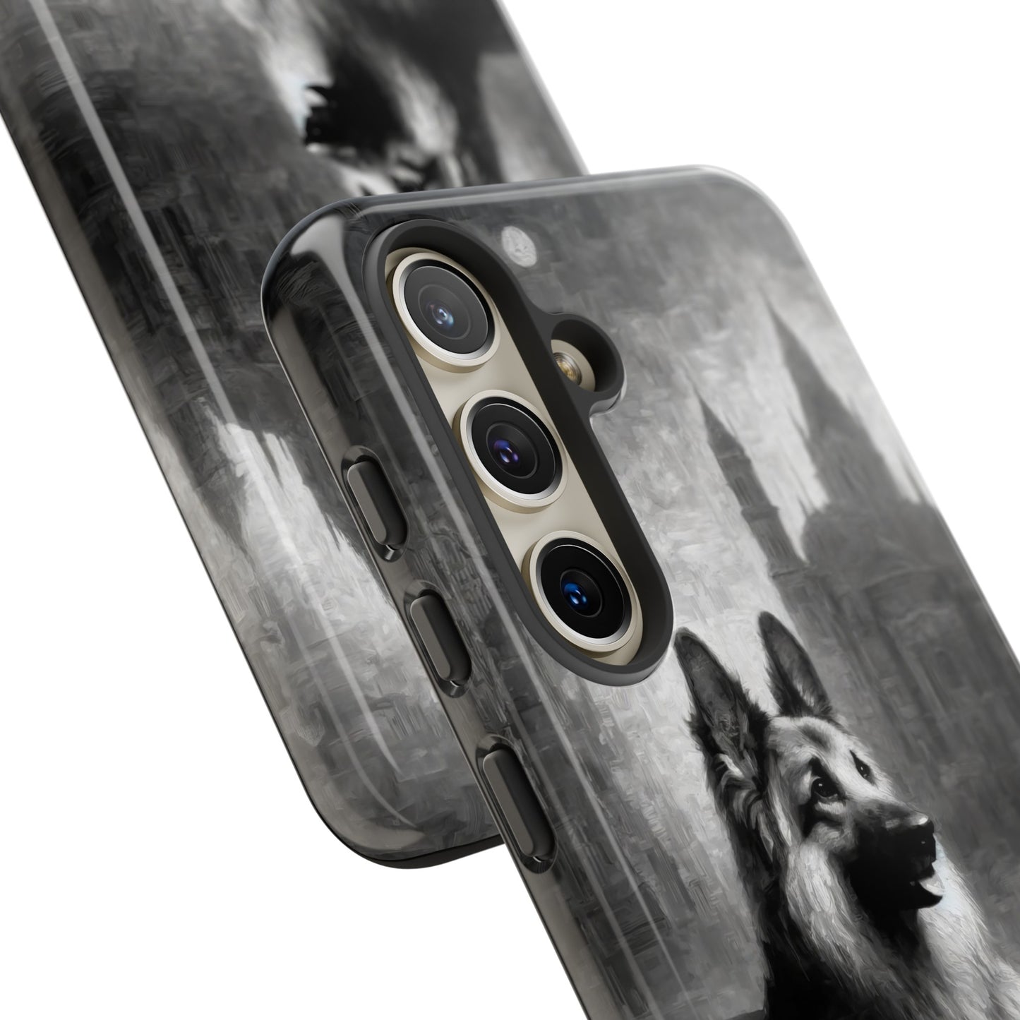 Neo-impressionism German Shepherd Phone Case