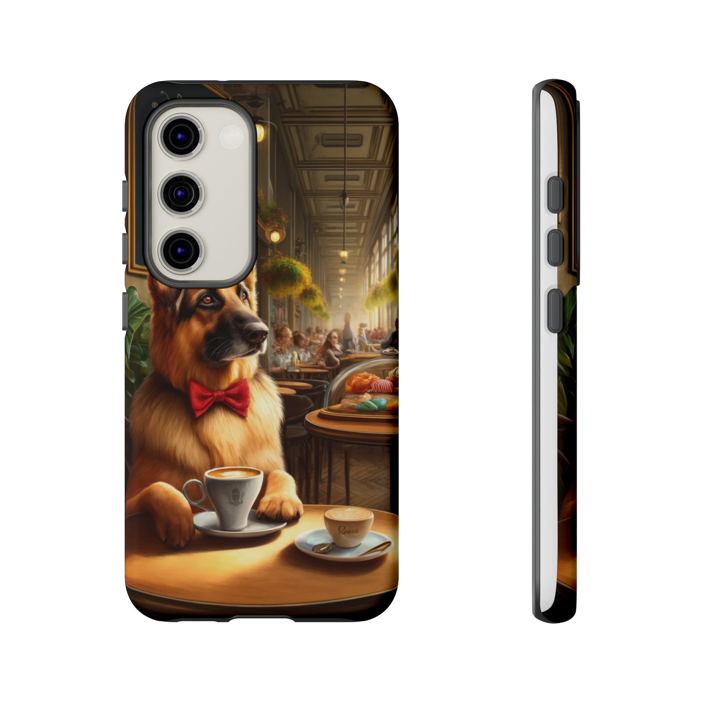 German Shepherd Drinking Phone Case