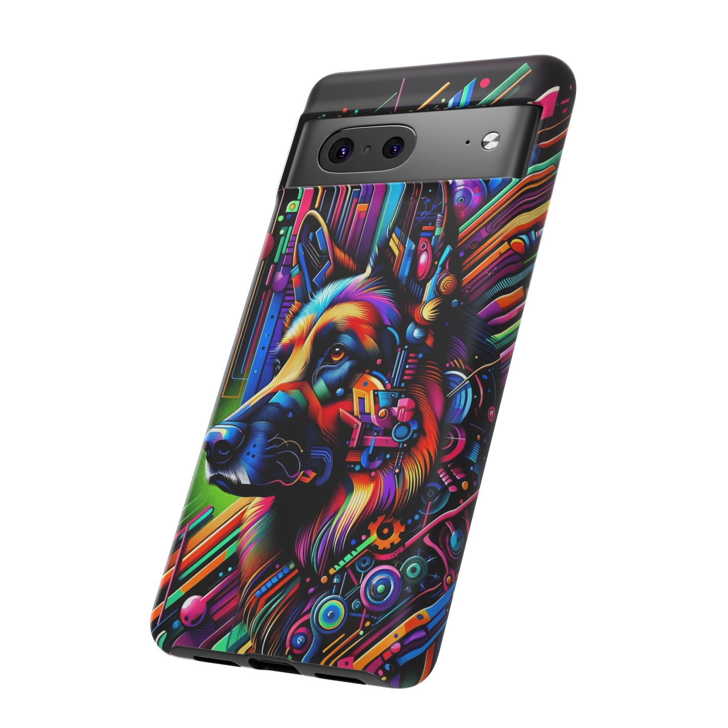 Constructivism and dadaism German Shepherd Phone Case