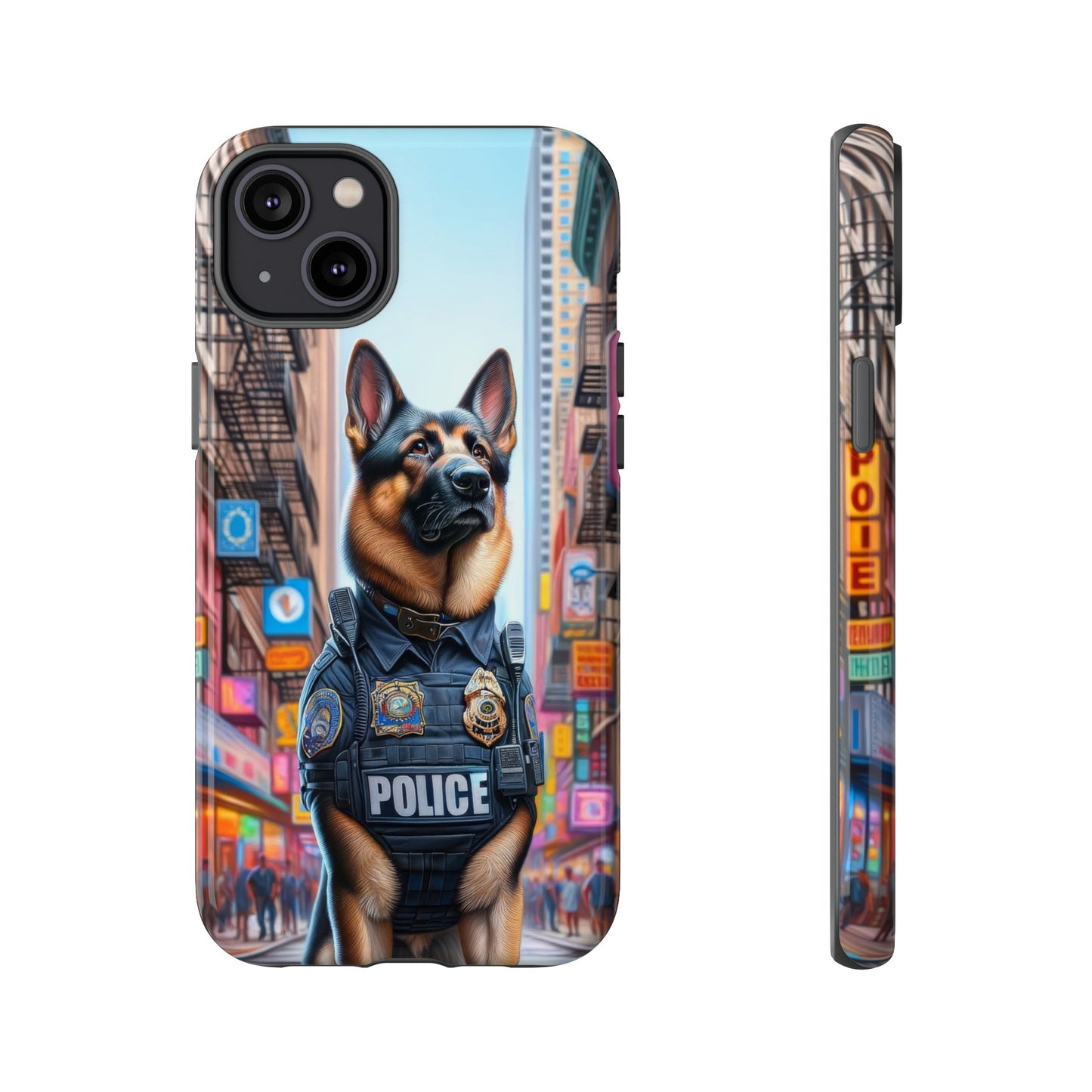 German Shepherd Police Officer Phone Case