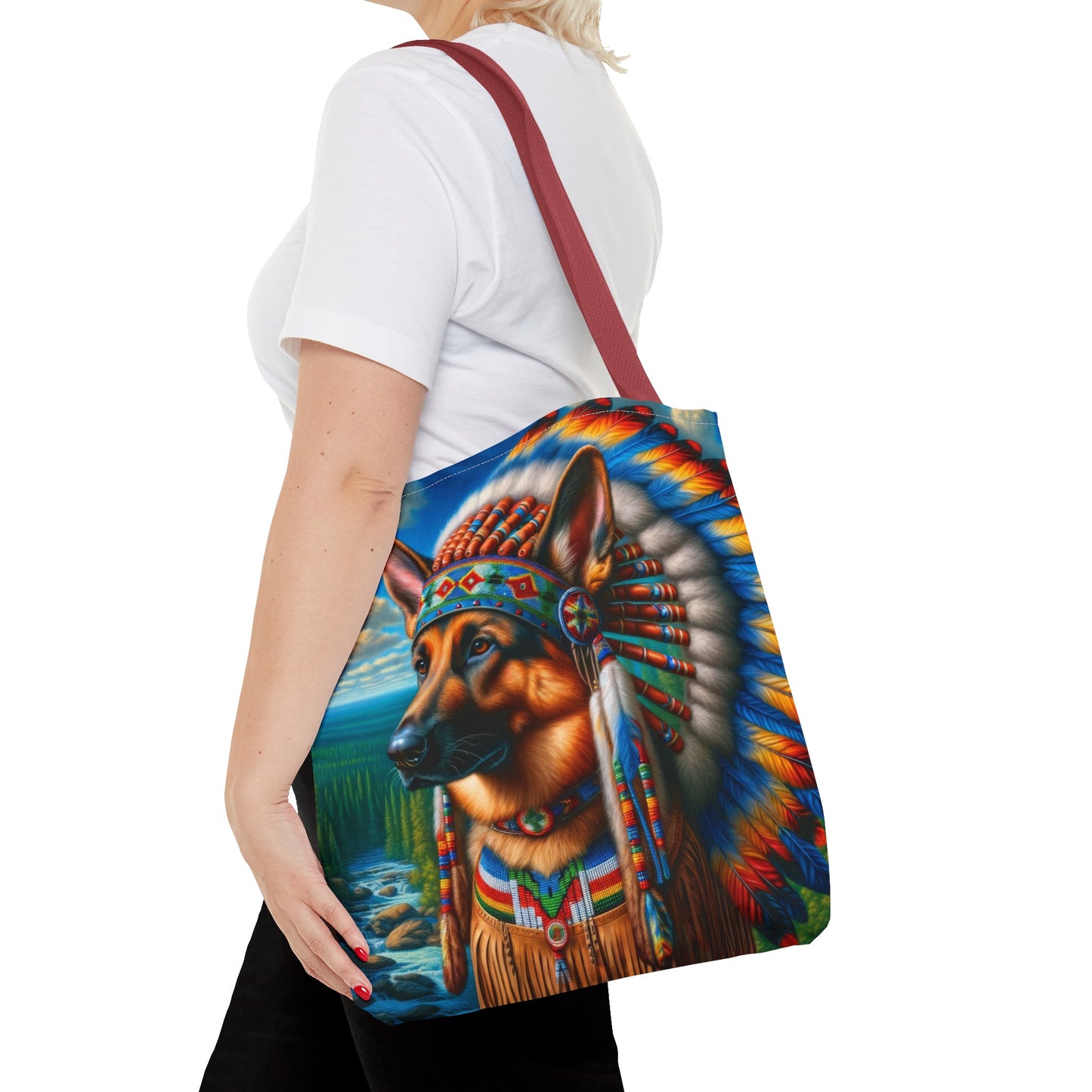 German Shepherd Indian Scented Tote Bag