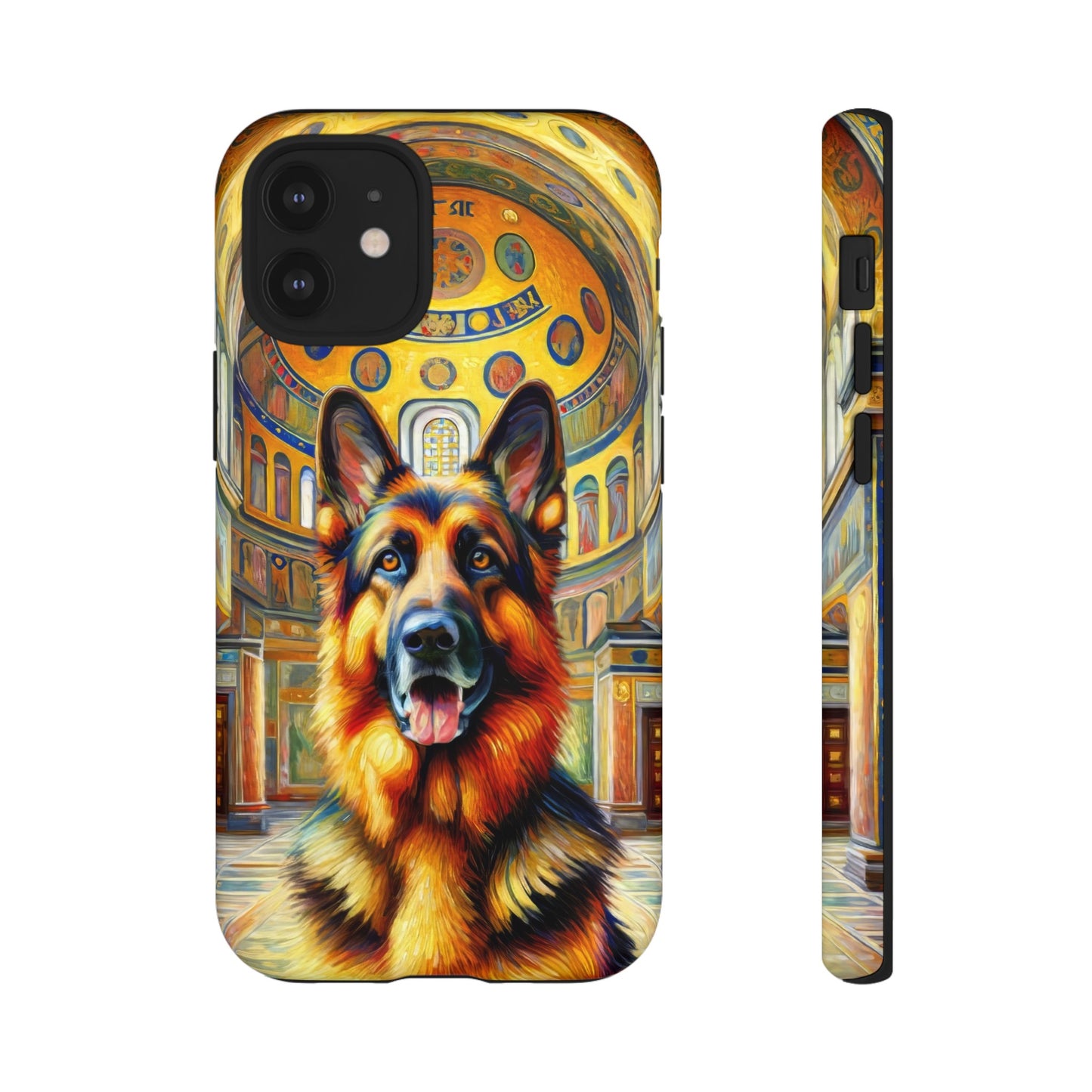 Neo-impressionist German Shepherd Phone Case