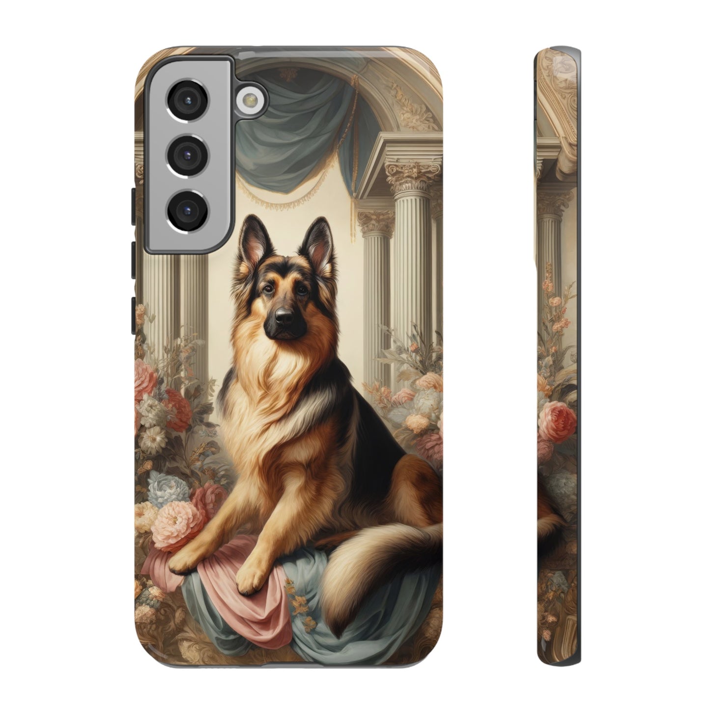 Neo-classical German Shepherd Phone Case