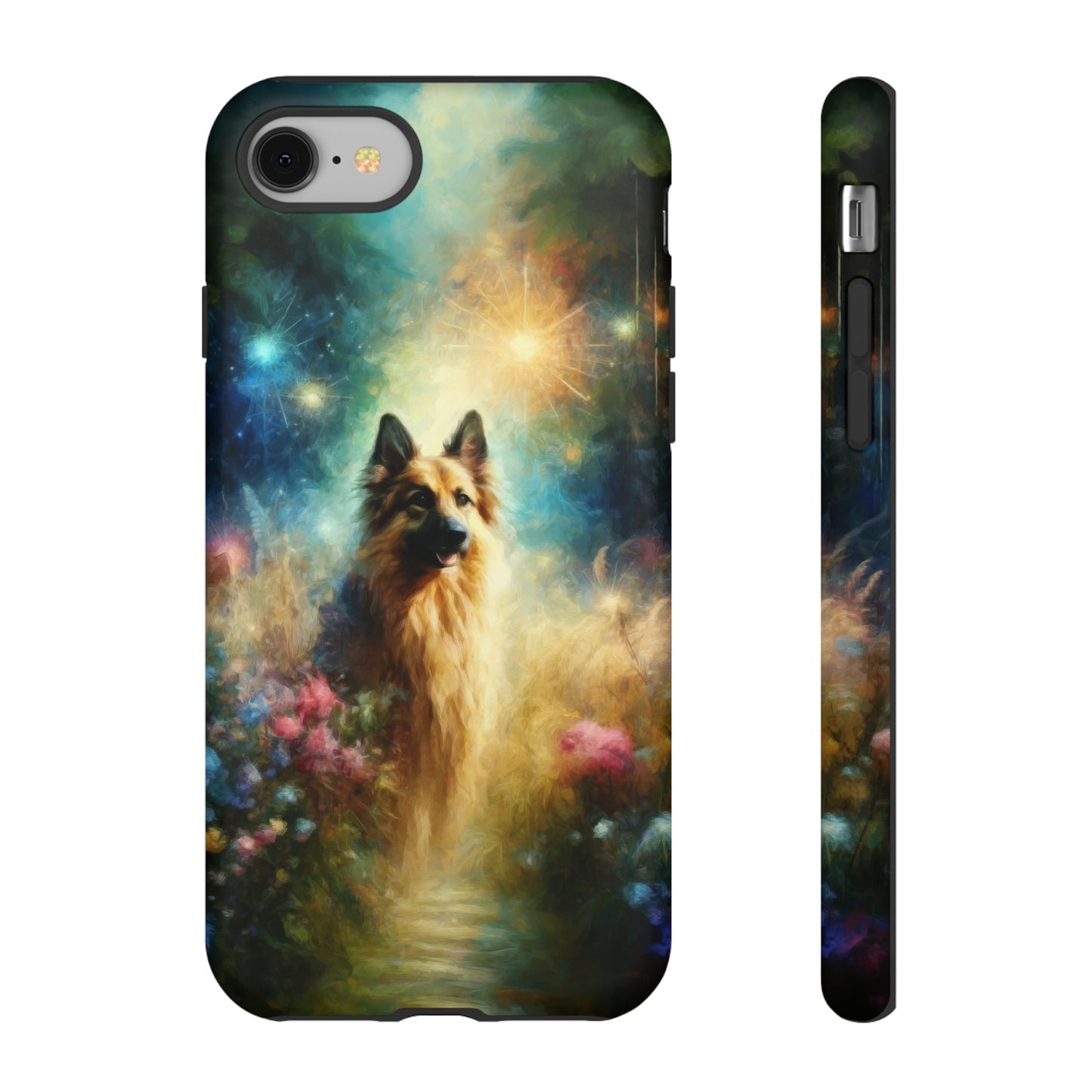 Fairy tale and impressionism German Shepherd Phone Case