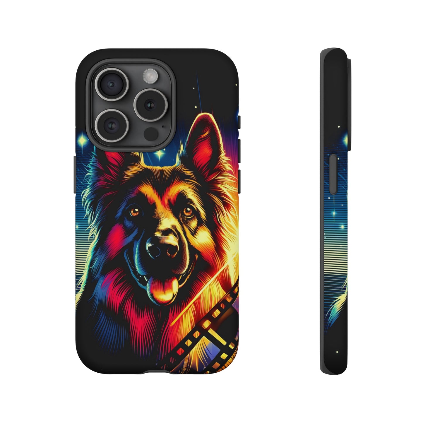 Comic book style German Shepherd Phone Case