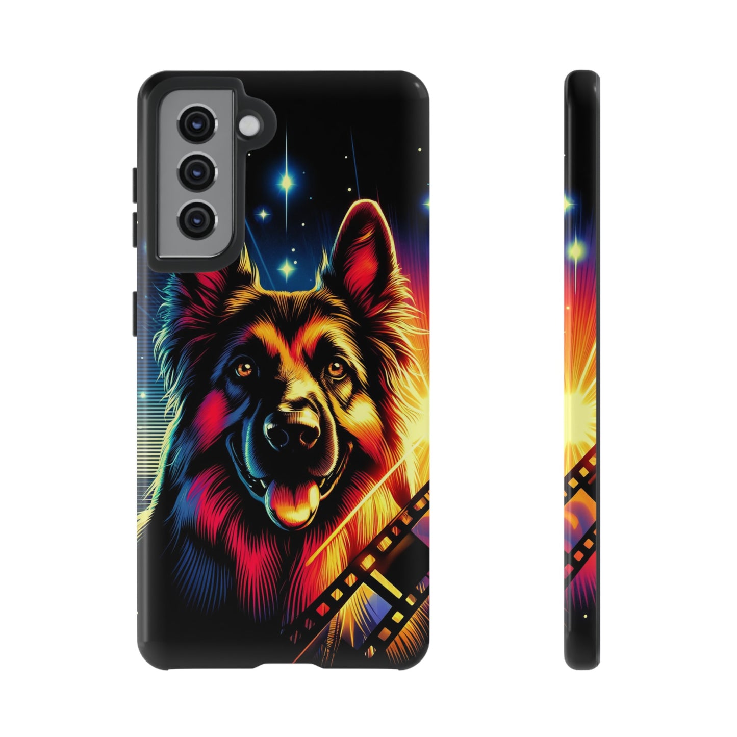 Comic book style German Shepherd Phone Case