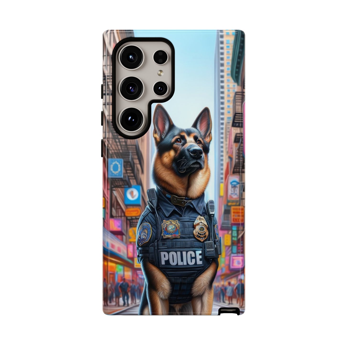 German Shepherd Police Officer Phone Case