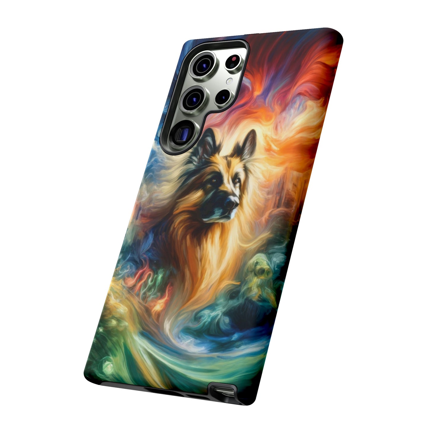 Expressionism and fantasy German Shepherd Phone Case