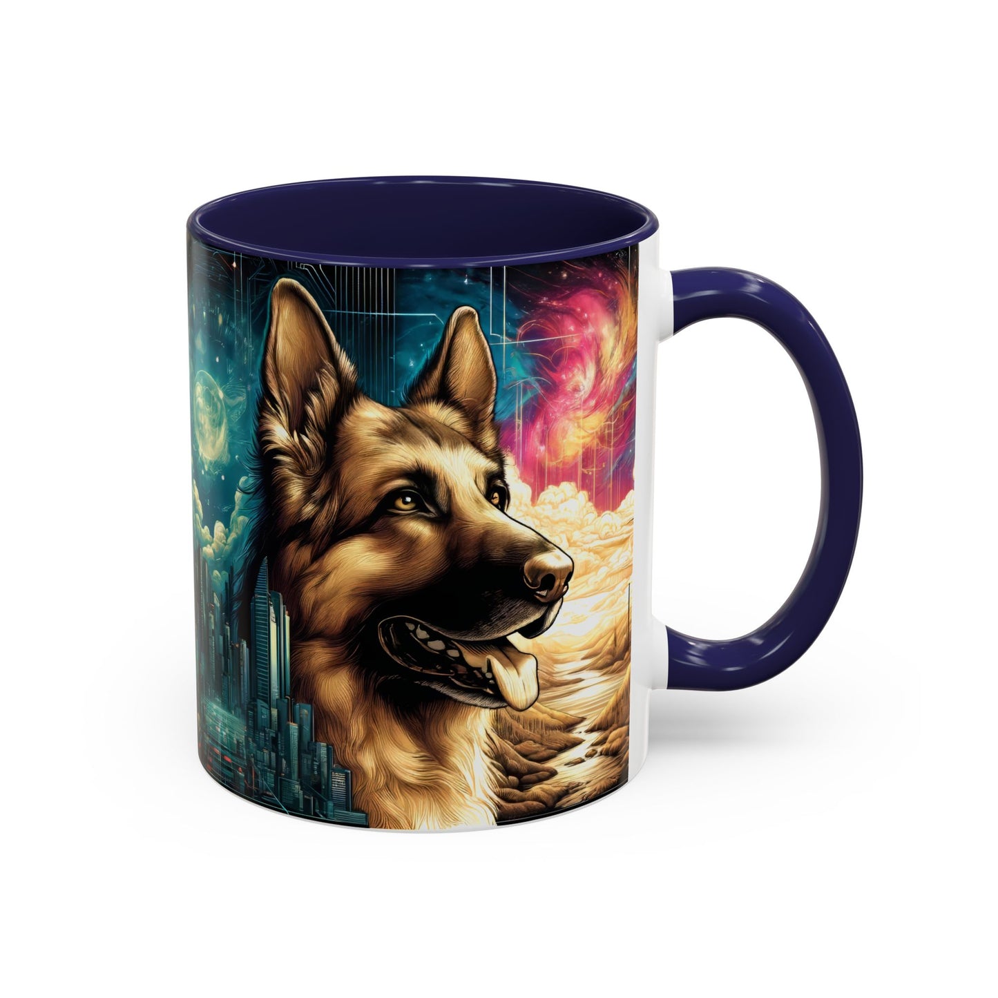 Dreamy fantasy German Shepherd Coffee Mug