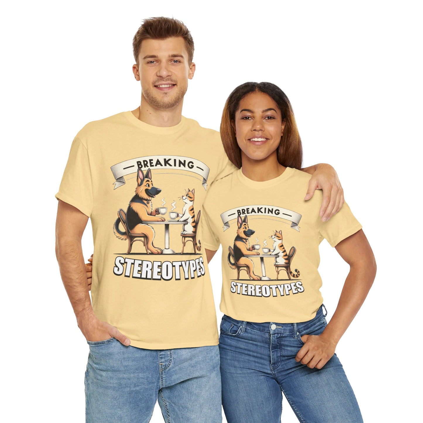 Breaking Stereotypes T-Shirt (13 colors) (German Shepherd)