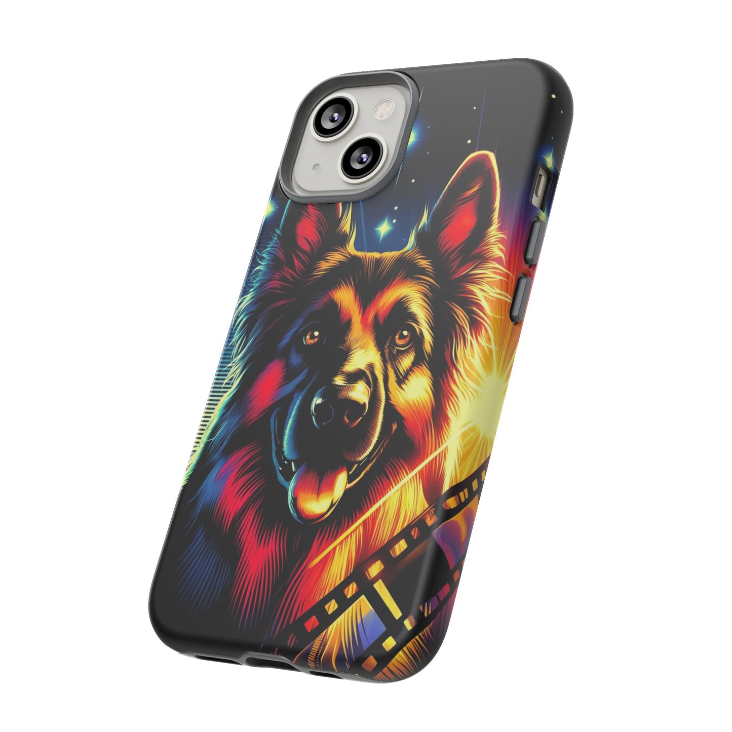 Comic book style German Shepherd Phone Case