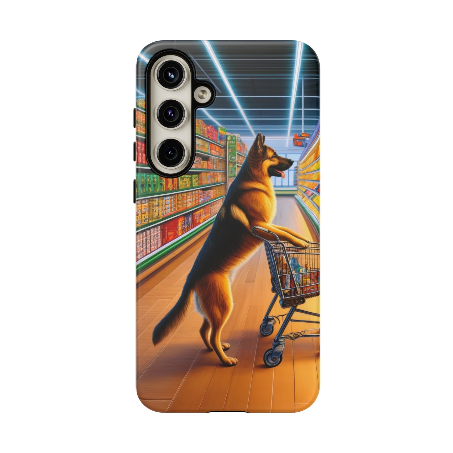 German Shepherd Shopping Phone Case