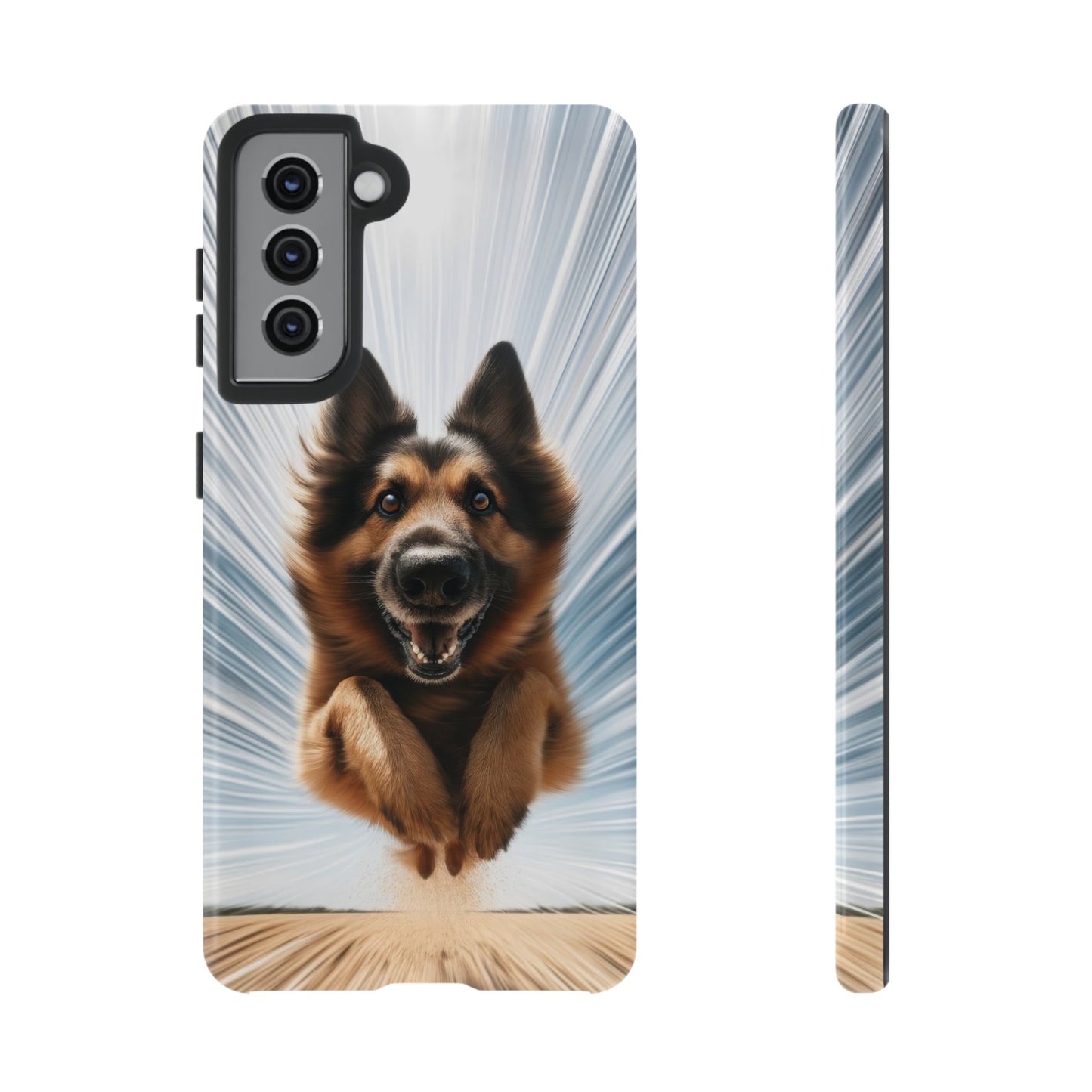 Motion blur German Shepherd Phone Case