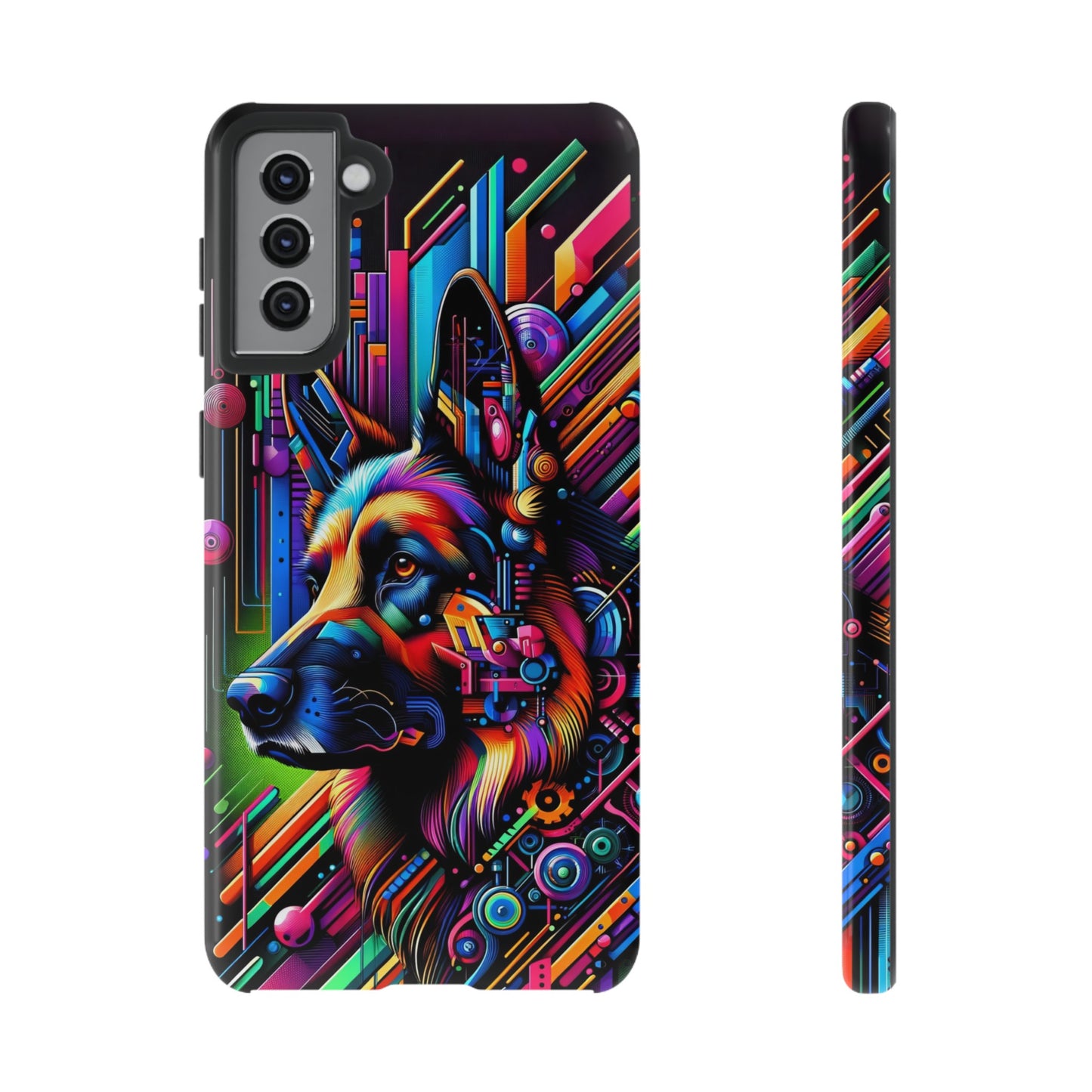 Constructivism and dadaism German Shepherd Phone Case