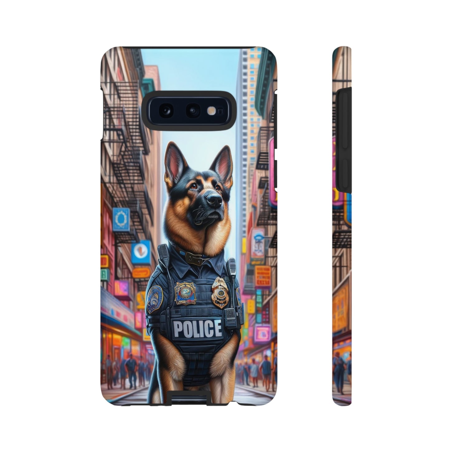 German Shepherd Police Officer Phone Case